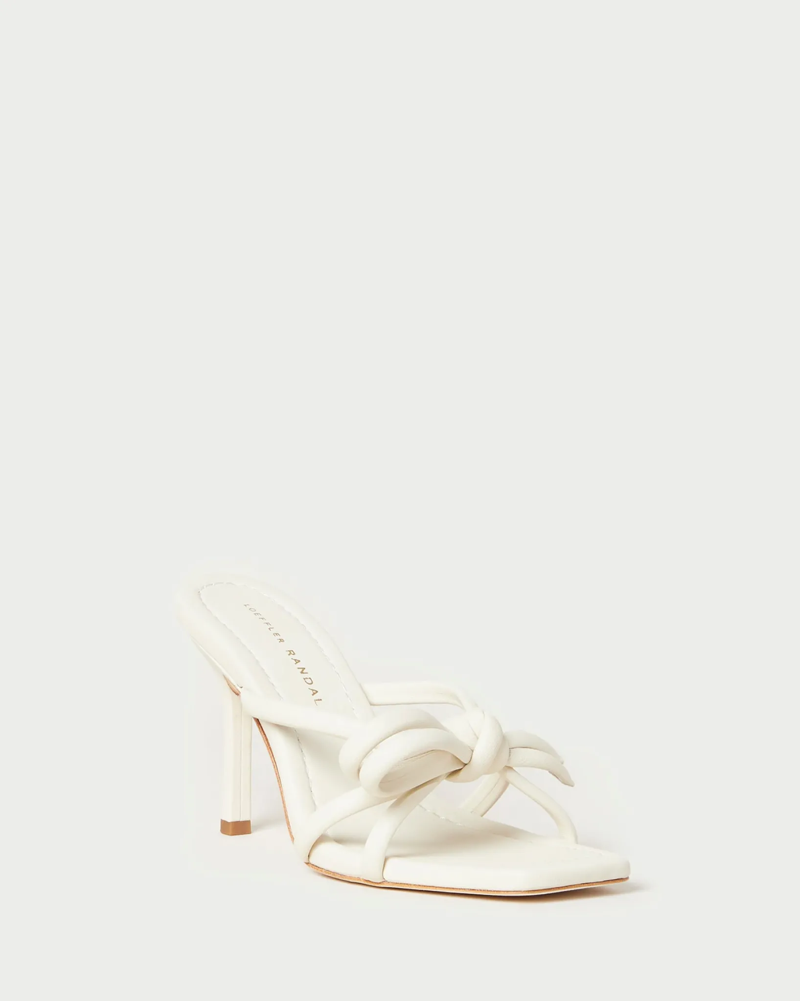 Discount Loeffler Randall Margi Bow Heel Champagne