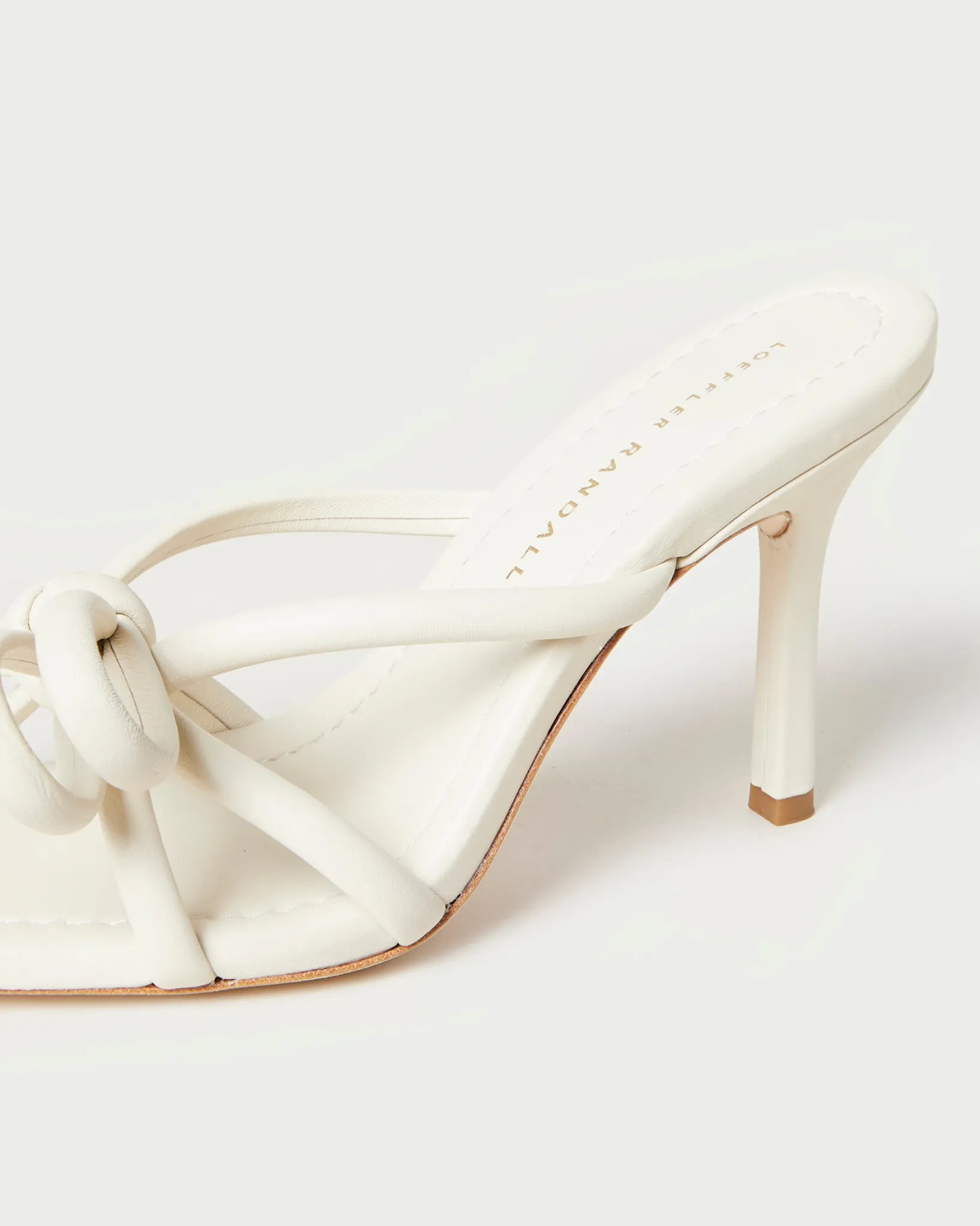 Discount Loeffler Randall Margi Bow Heel Champagne
