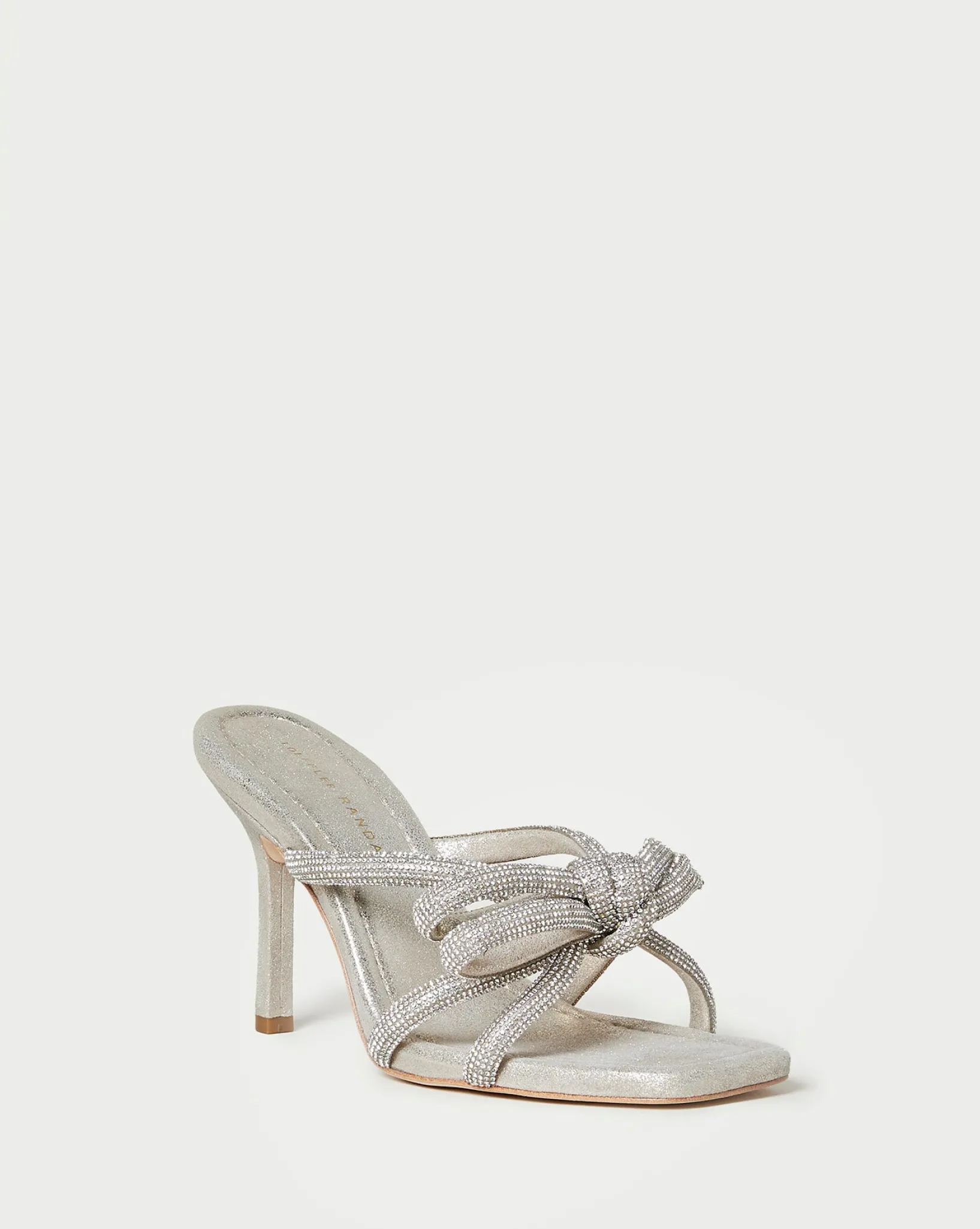Discount Loeffler Randall Margi Bow Heel Champagne