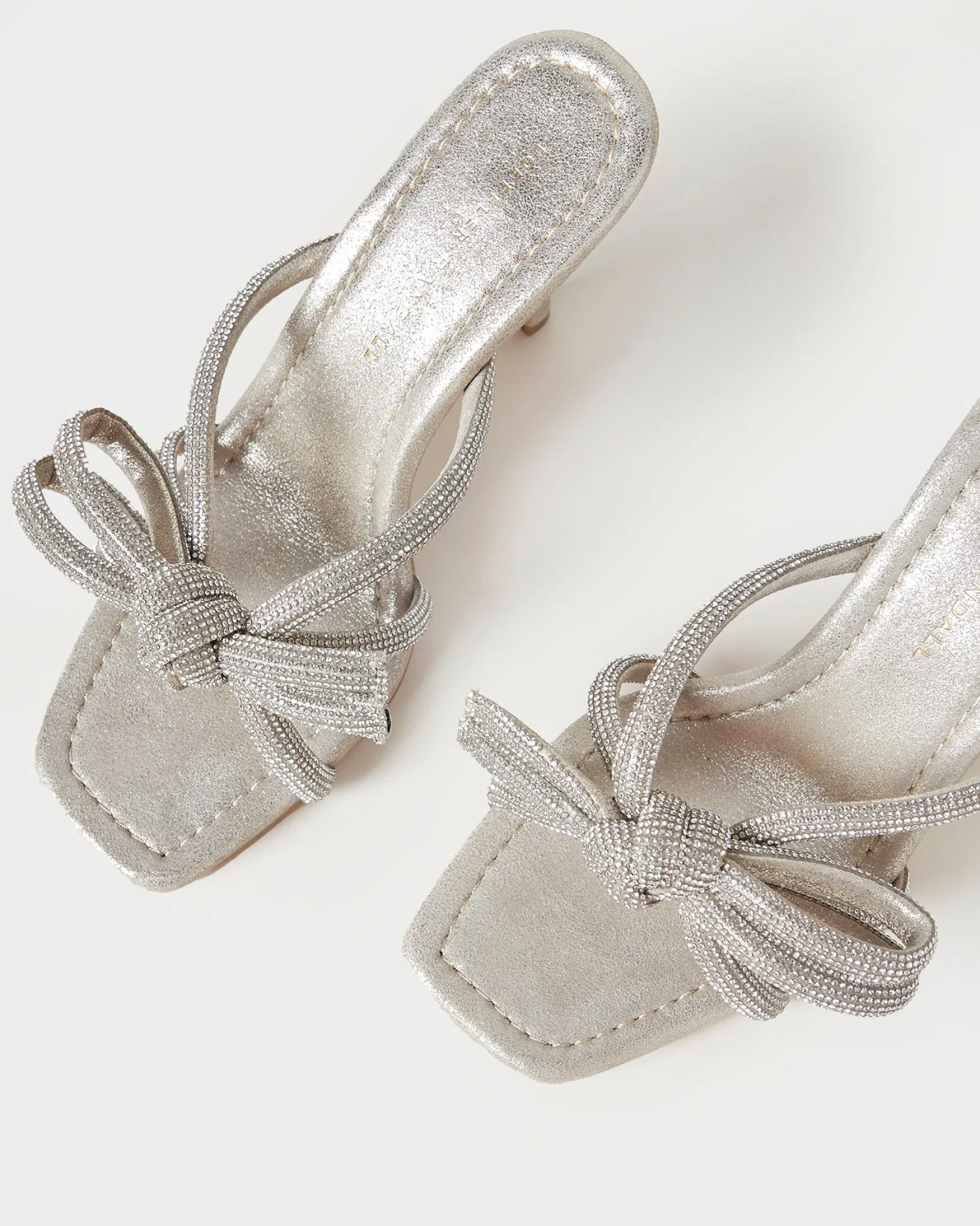 Discount Loeffler Randall Margi Bow Heel Champagne