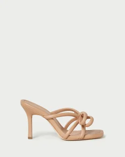 Discount Loeffler Randall Margi Bow Heel Champagne