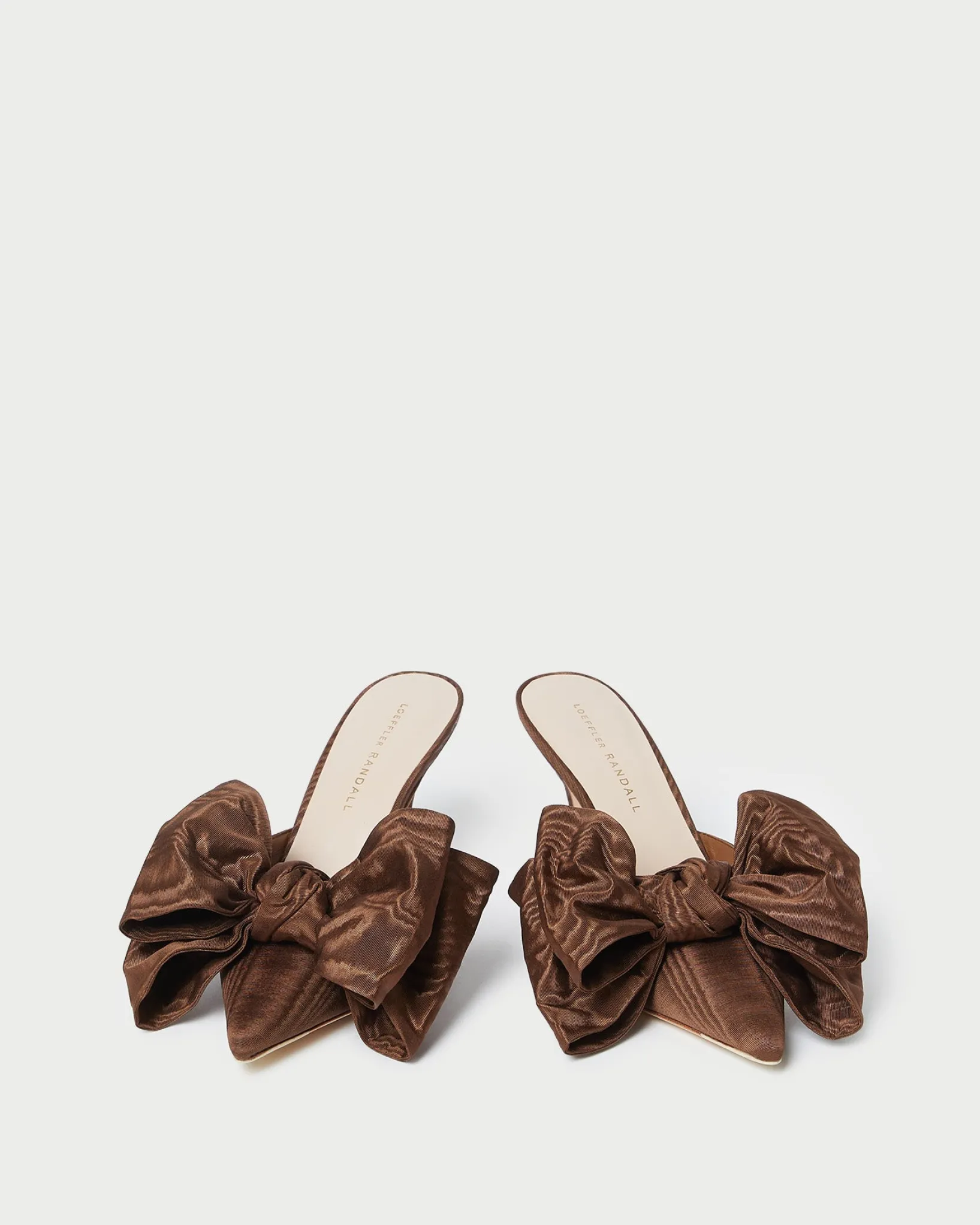 Best Loeffler Randall Margot Satin Bow Mule Cream