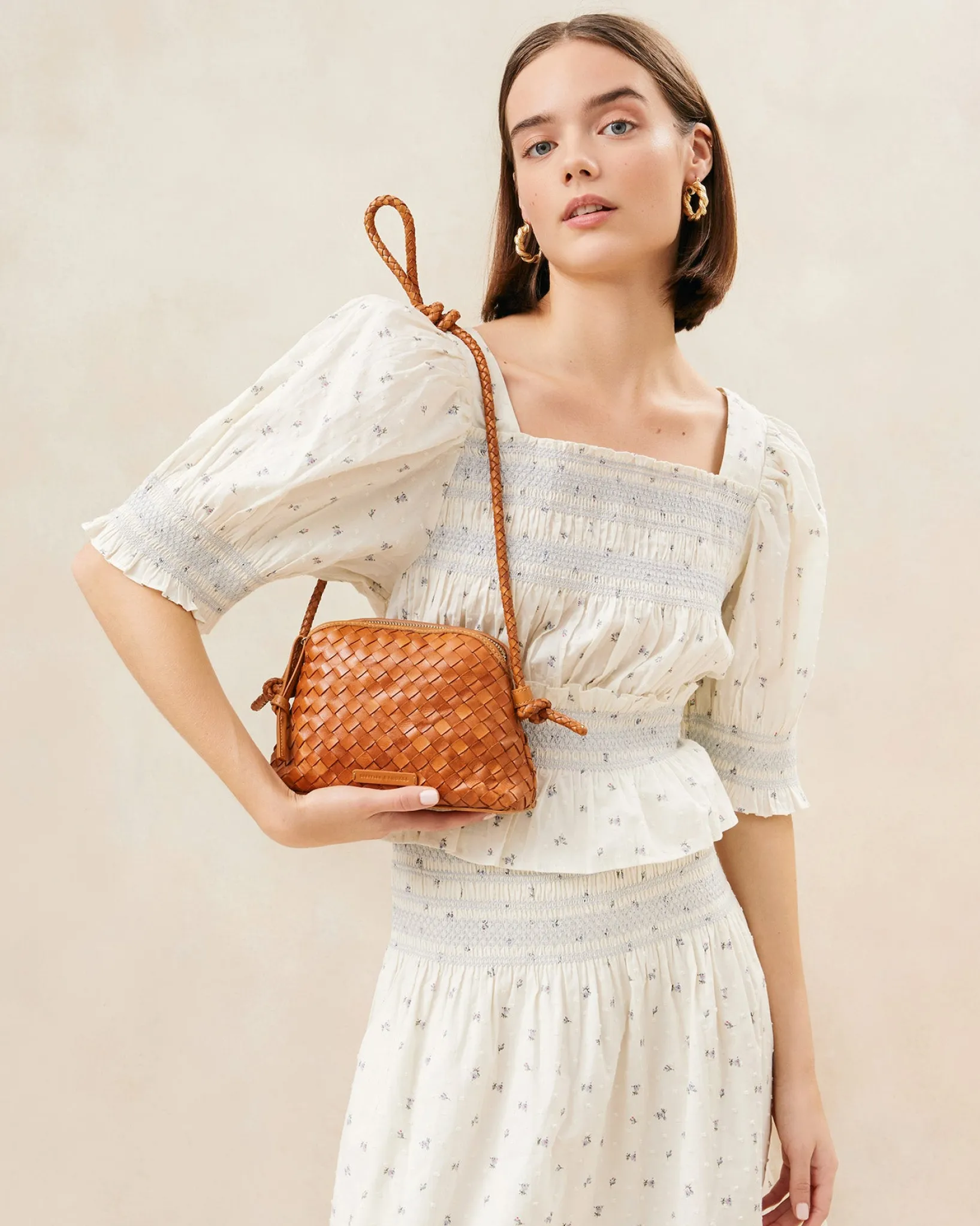Hot Loeffler Randall Marybeth Crossbody Desert Sand