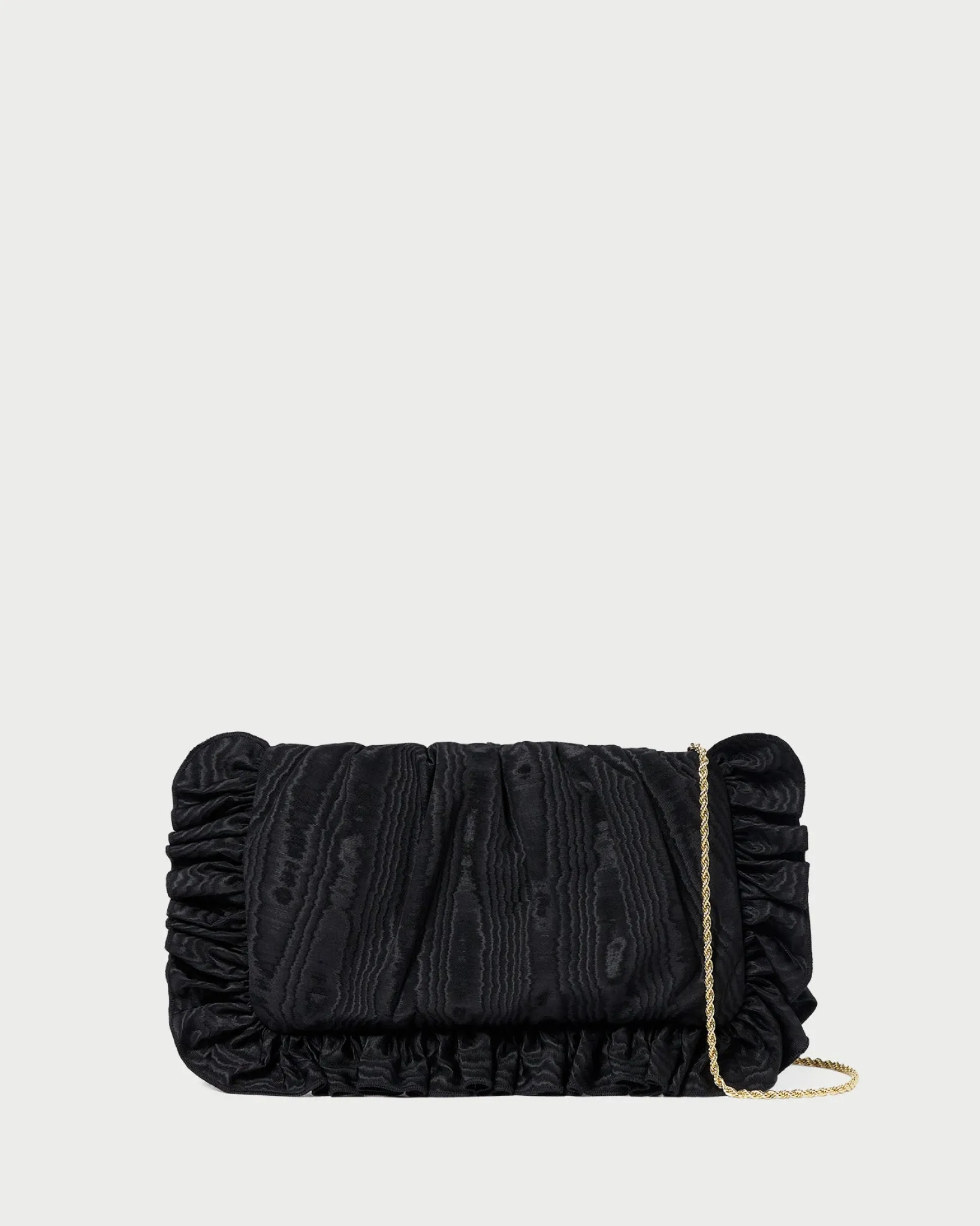 Online Loeffler Randall Mavis Raffia Ruffle Clutch Natural