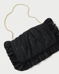 Online Loeffler Randall Mavis Raffia Ruffle Clutch Natural