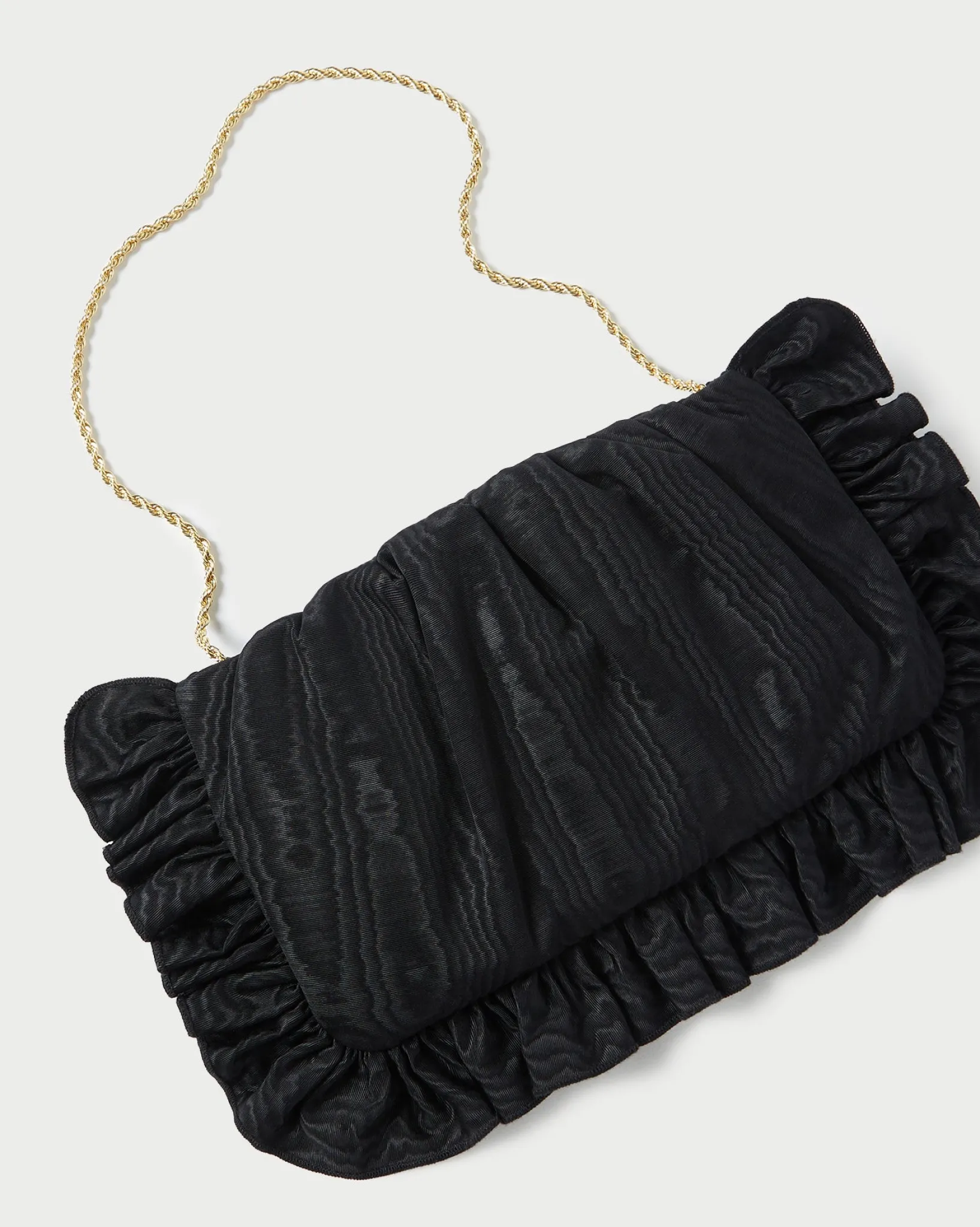 Online Loeffler Randall Mavis Raffia Ruffle Clutch Natural