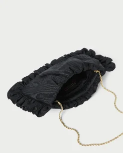 Online Loeffler Randall Mavis Raffia Ruffle Clutch Natural