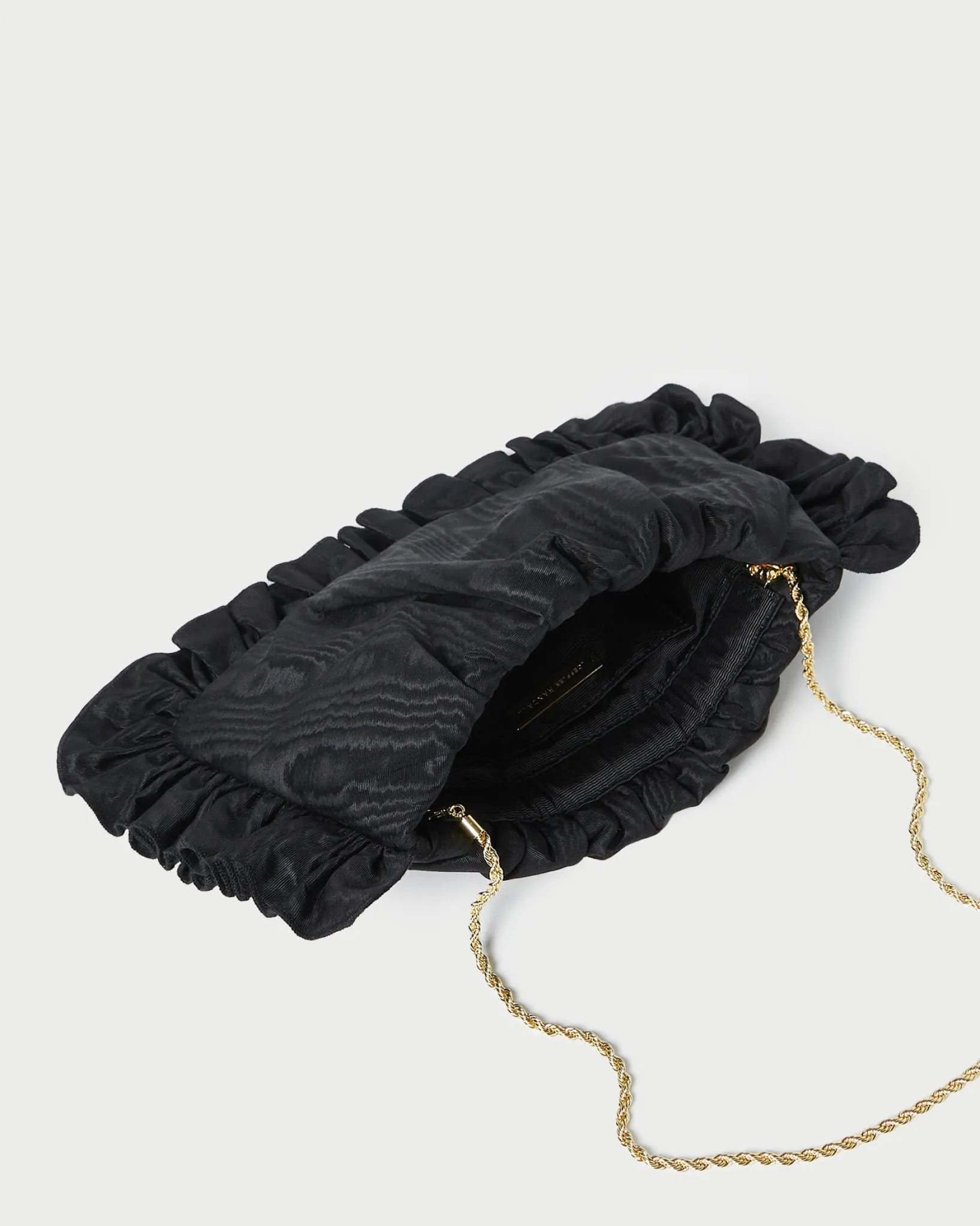 Online Loeffler Randall Mavis Raffia Ruffle Clutch Natural