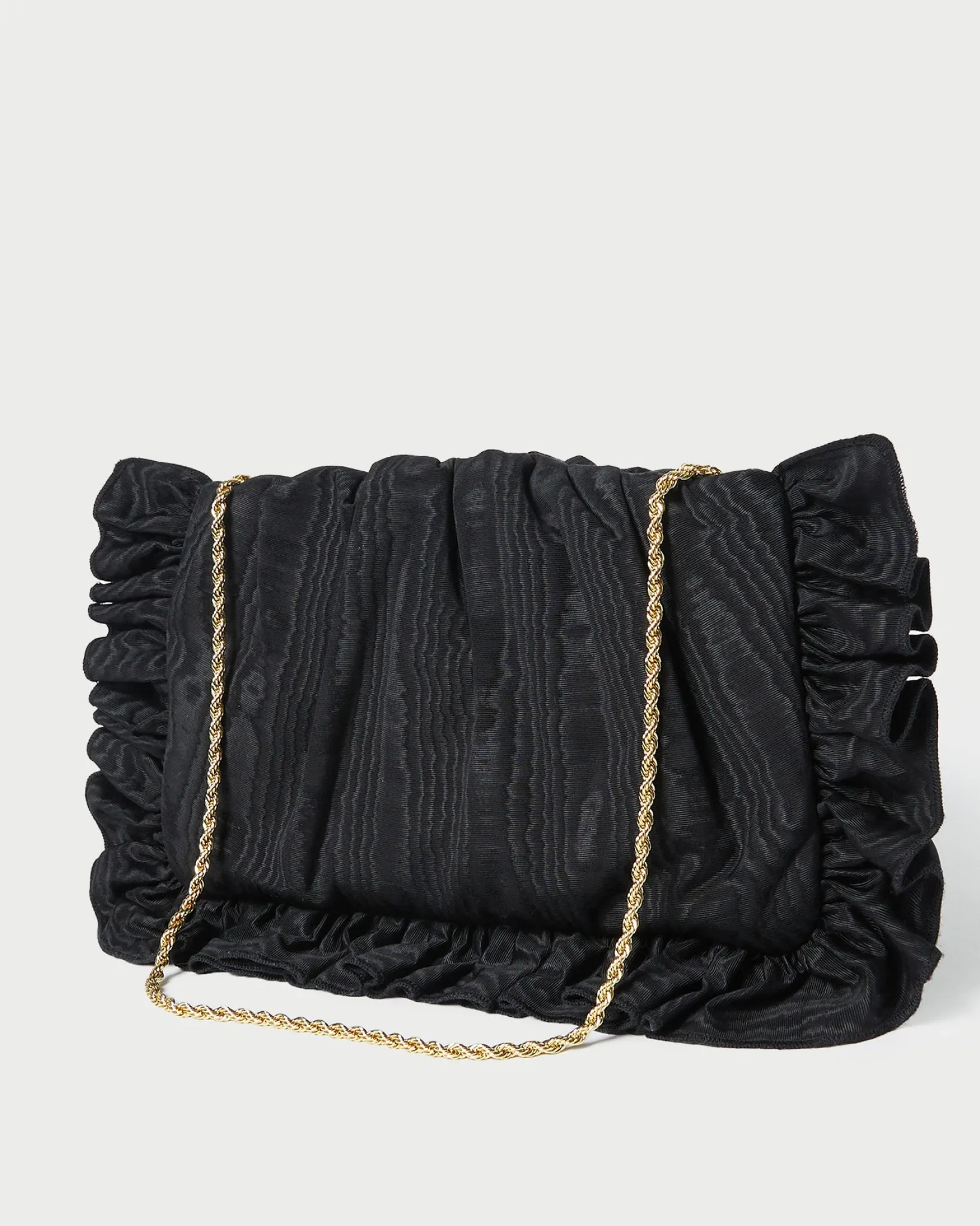 Online Loeffler Randall Mavis Raffia Ruffle Clutch Natural