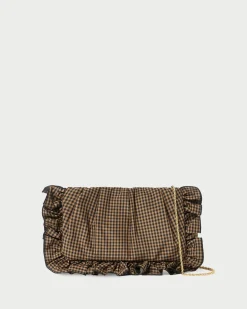 Online Loeffler Randall Mavis Raffia Ruffle Clutch Natural