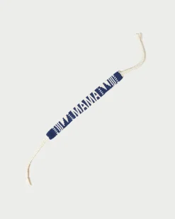 Clearance Loeffler Randall Mayan Hands Navy Mama Bracelet Chocolate