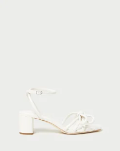 Best Loeffler Randall Mikel Bow Mid-Heel Sandal Blue