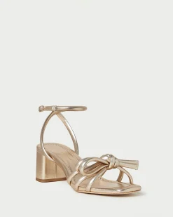 Best Loeffler Randall Mikel Bow Mid-Heel Sandal Blue