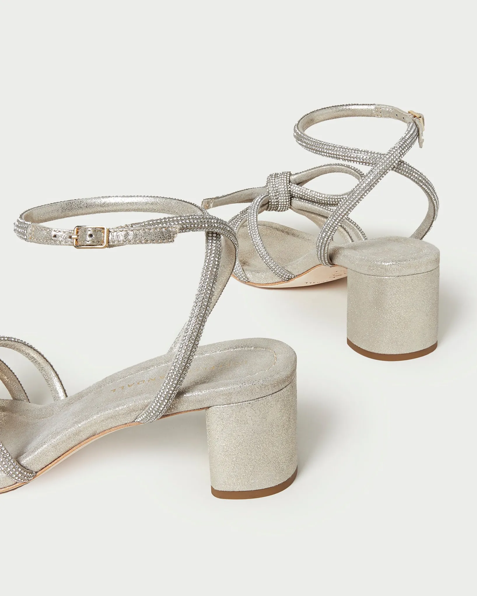 Best Loeffler Randall Mikel Bow Mid-Heel Sandal Natural