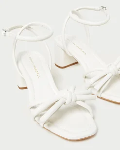 Best Loeffler Randall Mikel Bow Mid-Heel Sandal Natural