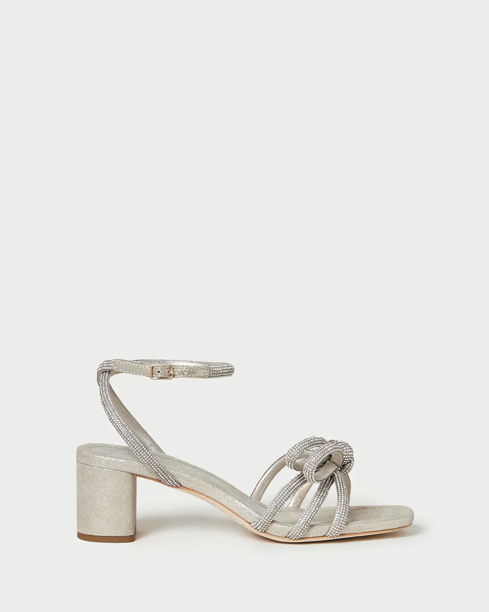 Discount Loeffler Randall Mikel Bow Mid-Heel Sandal Timber