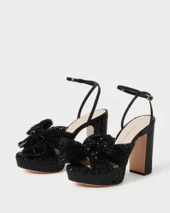 Clearance Loeffler Randall Natalia Platform Bow Heel Pearl