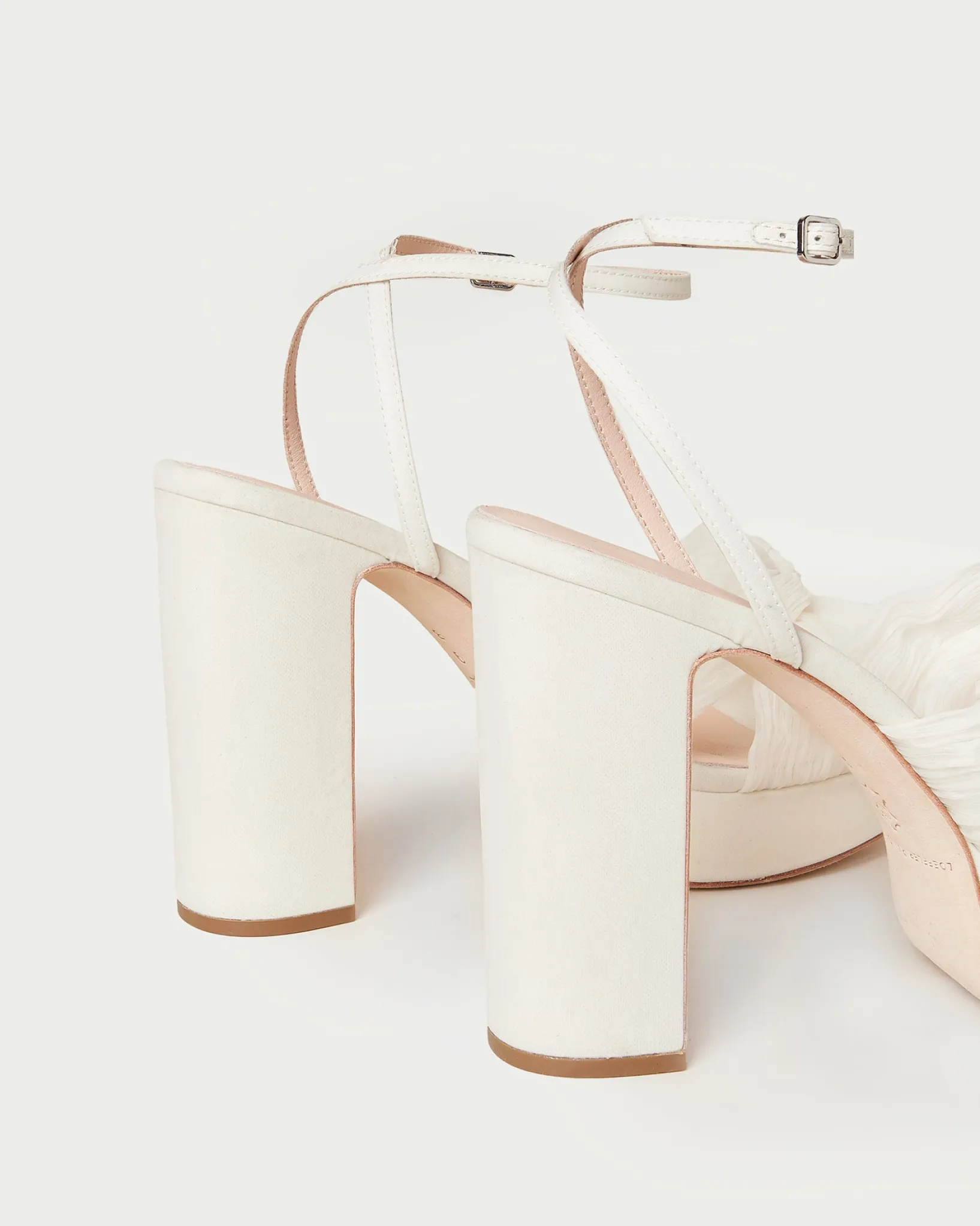 Best Loeffler Randall Natalia Platform Bow Heel Platinum