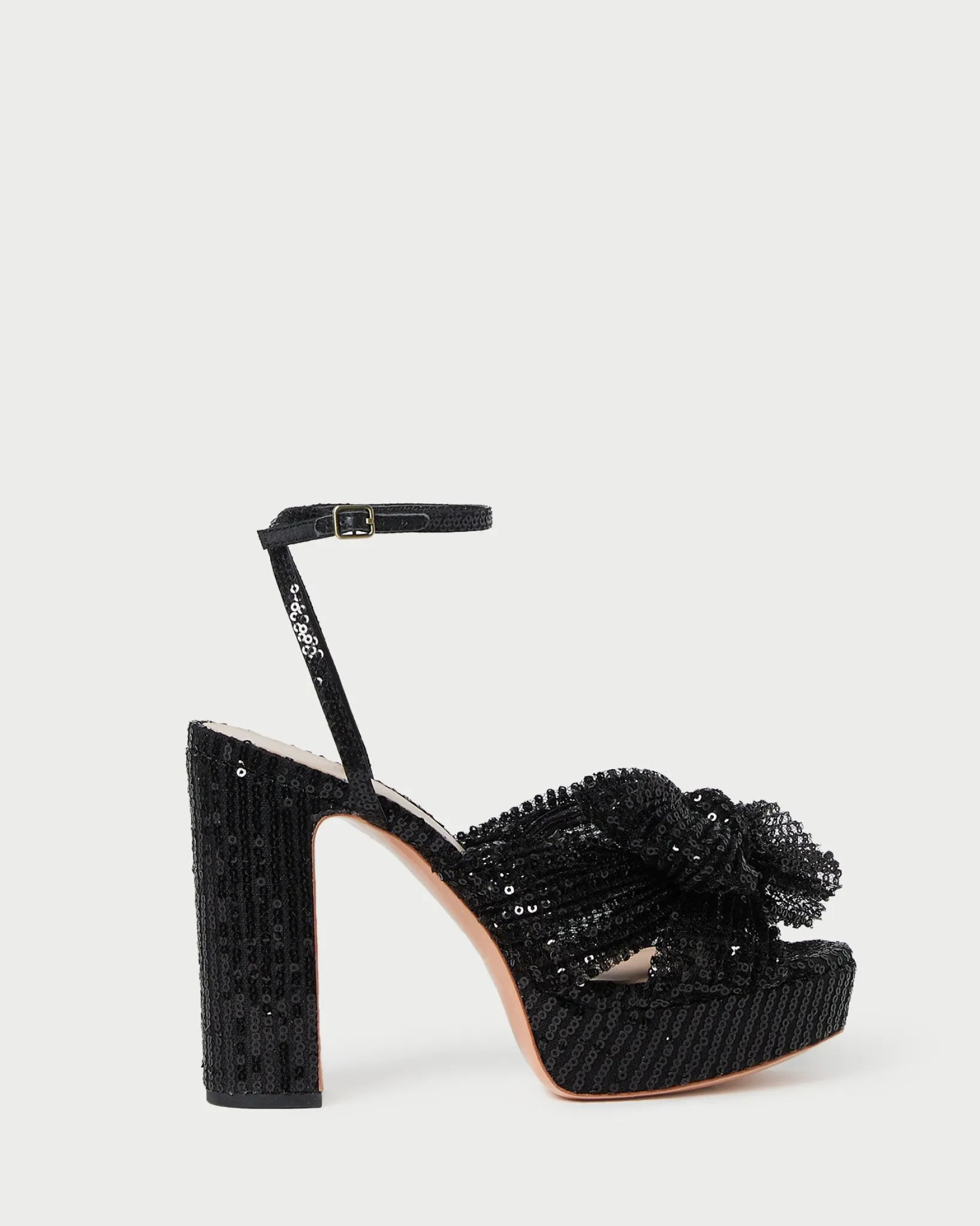 Best Loeffler Randall Natalia White Lace Bow Heel White/Cream