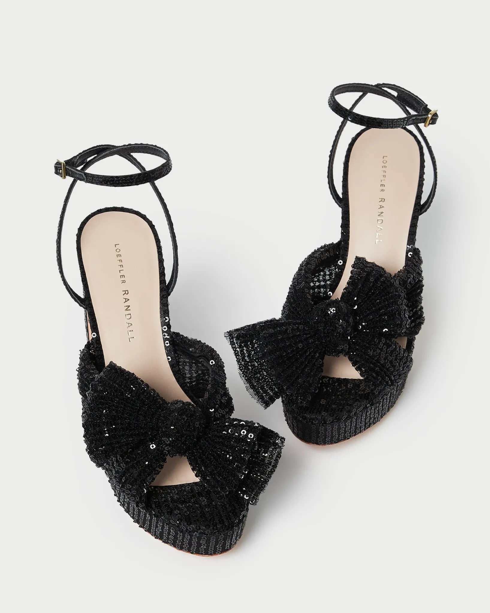 Best Loeffler Randall Natalia White Lace Bow Heel White/Cream