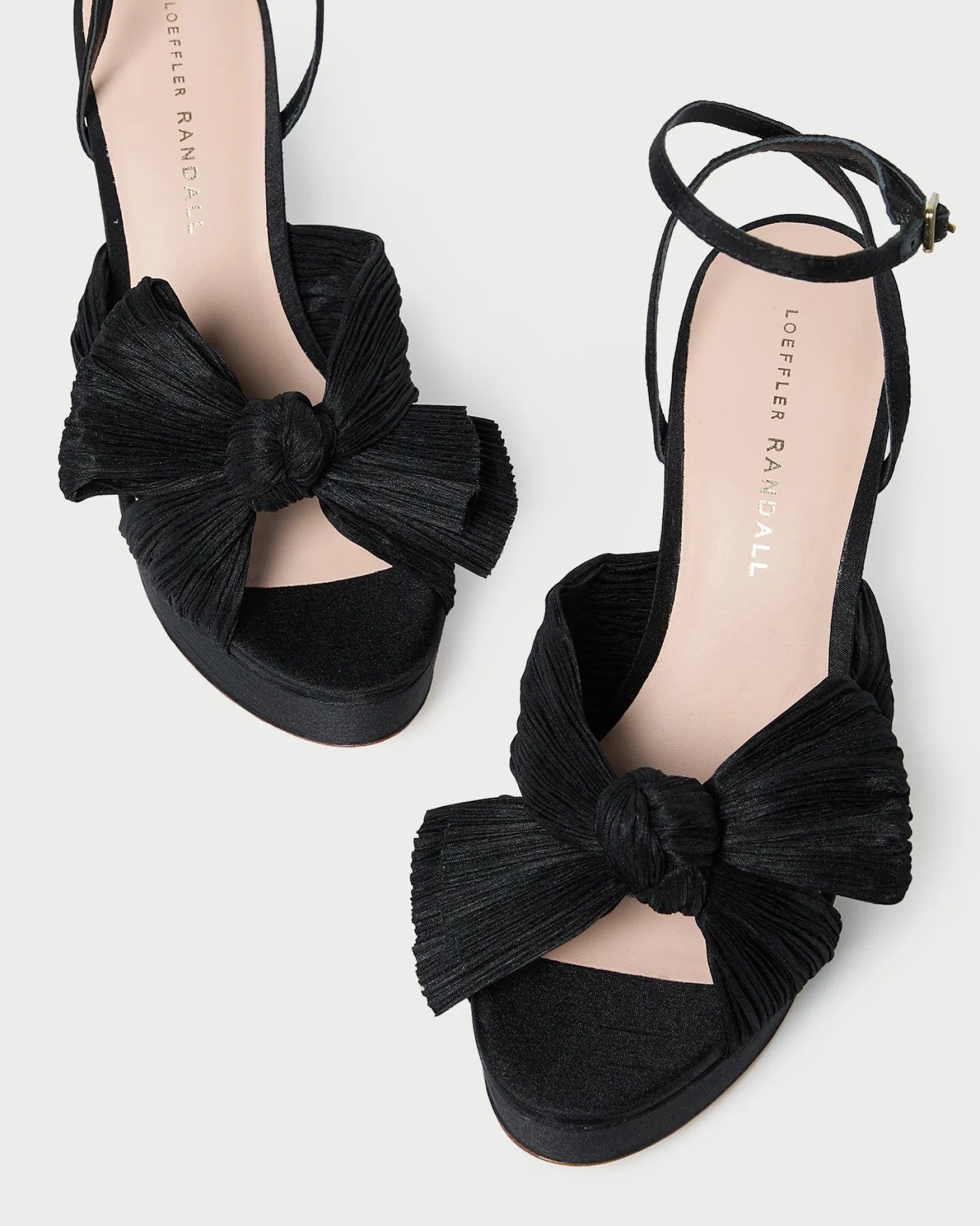 Best Loeffler Randall Natalia White Lace Bow Heel White/Cream