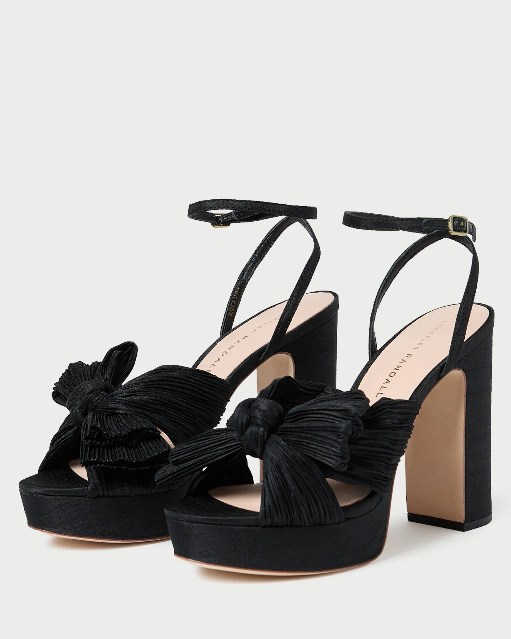 Best Loeffler Randall Natalia White Lace Bow Heel White/Cream
