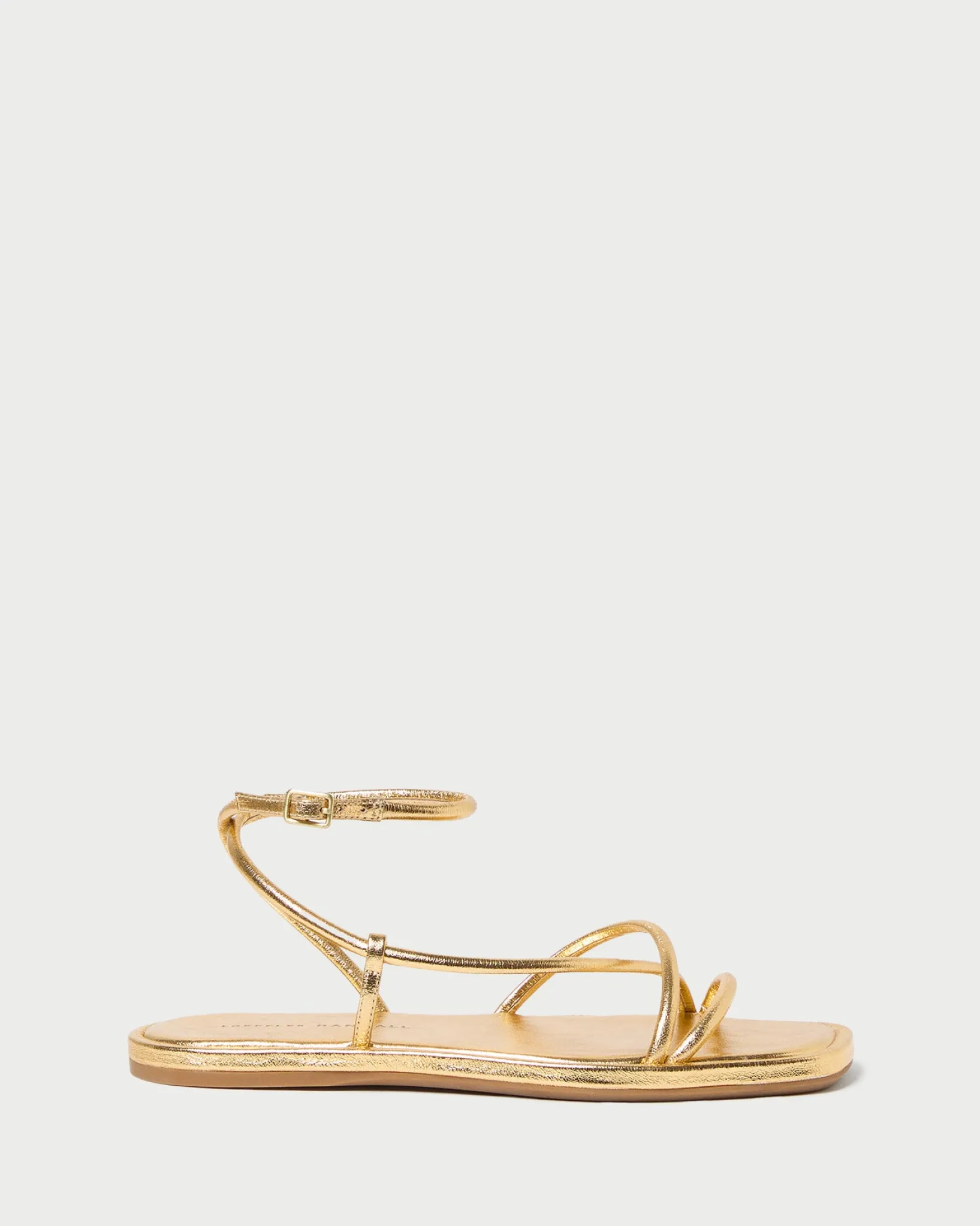 Sale Loeffler Randall Noor Leather Flat Sandal Black