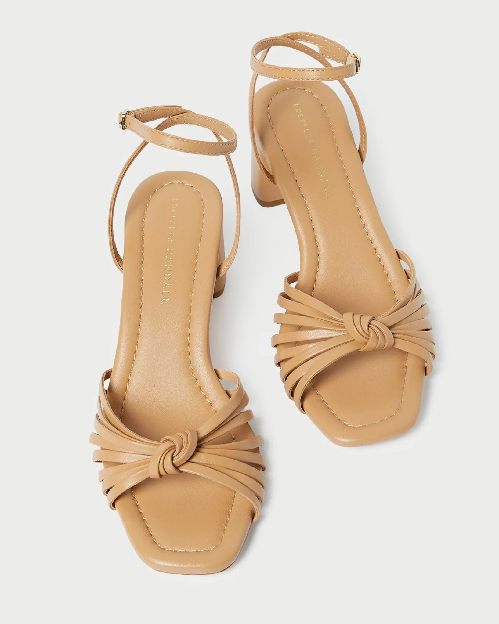 Best Loeffler Randall Olivia Knot Mid-Heel Sandal Dune