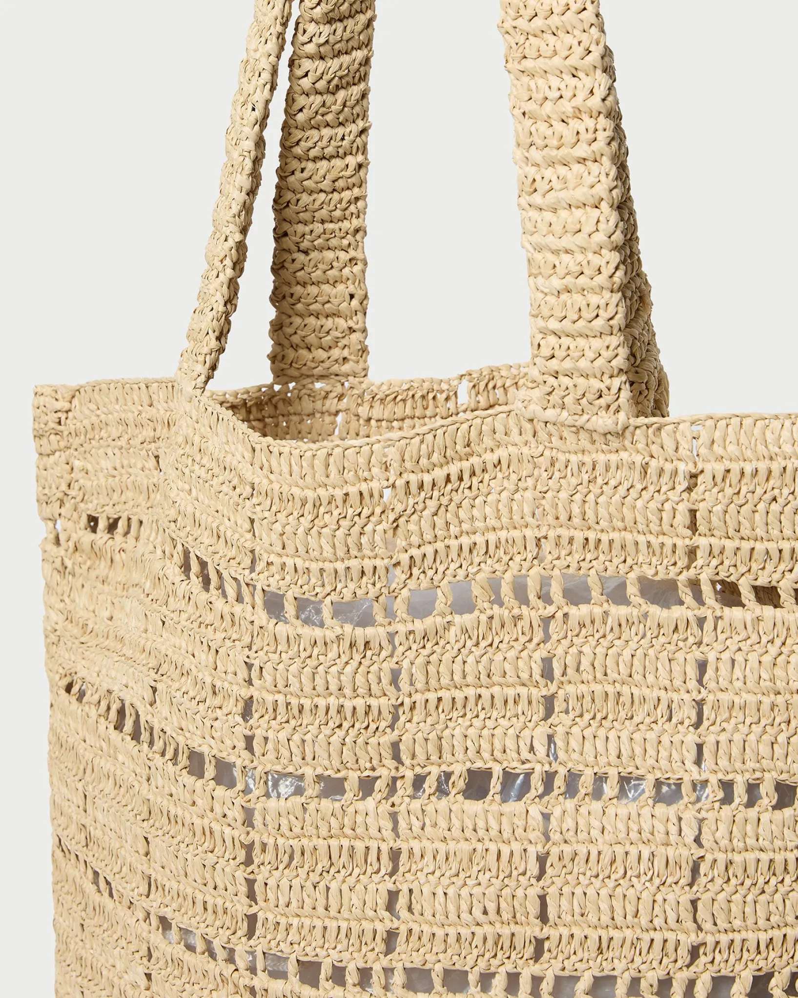 Best Loeffler Randall Orion Blue/White Raffia Tote Light Blue/White Stripe