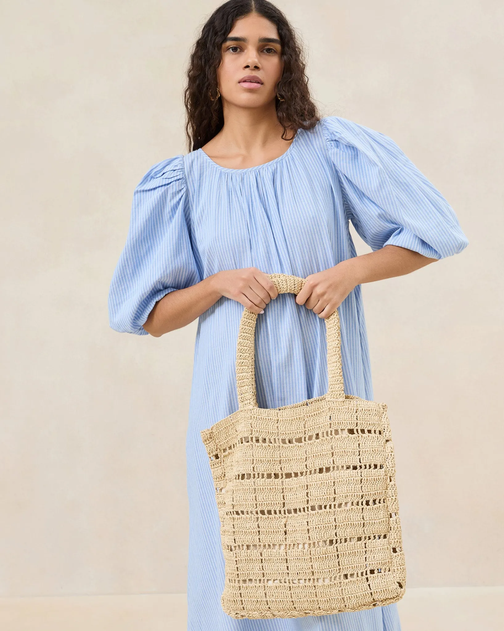 Hot Loeffler Randall Orion Raffia Tote Natural