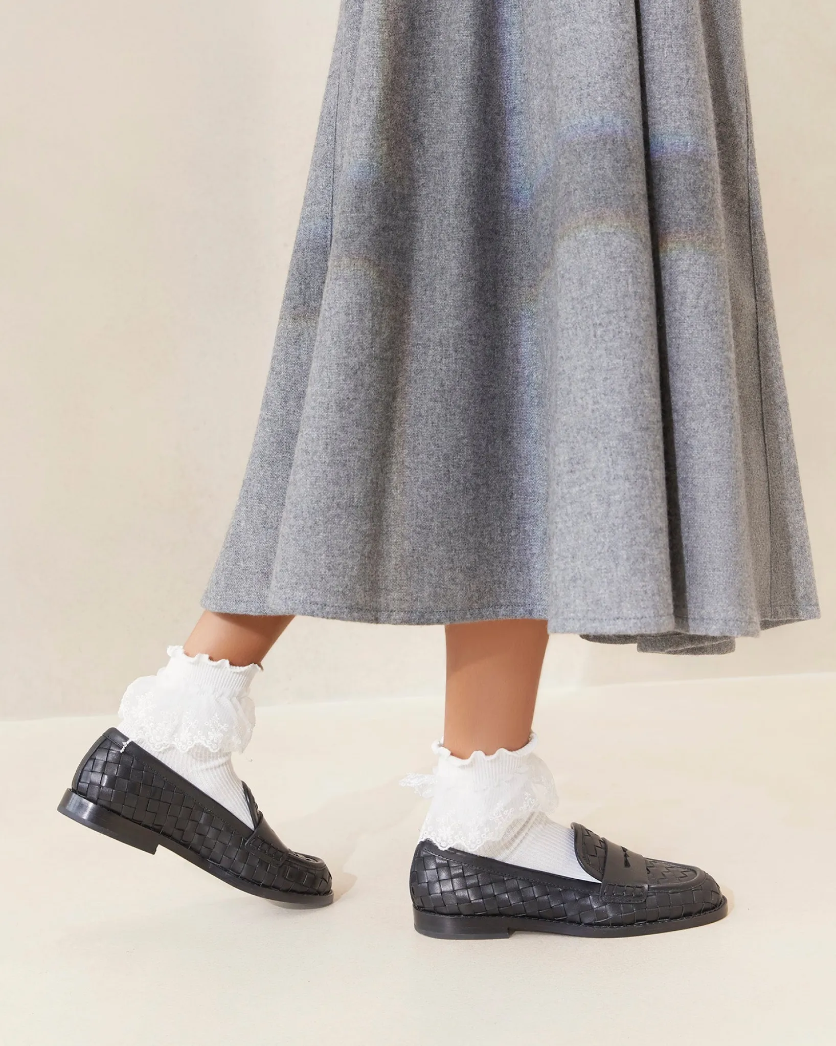 Sale Loeffler Randall Rachel Raffia Loafer Natural