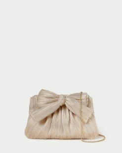 Hot Loeffler Randall Rayne Bow Clutch Gold