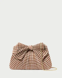 Clearance Loeffler Randall Rayne Bow Clutch Natural