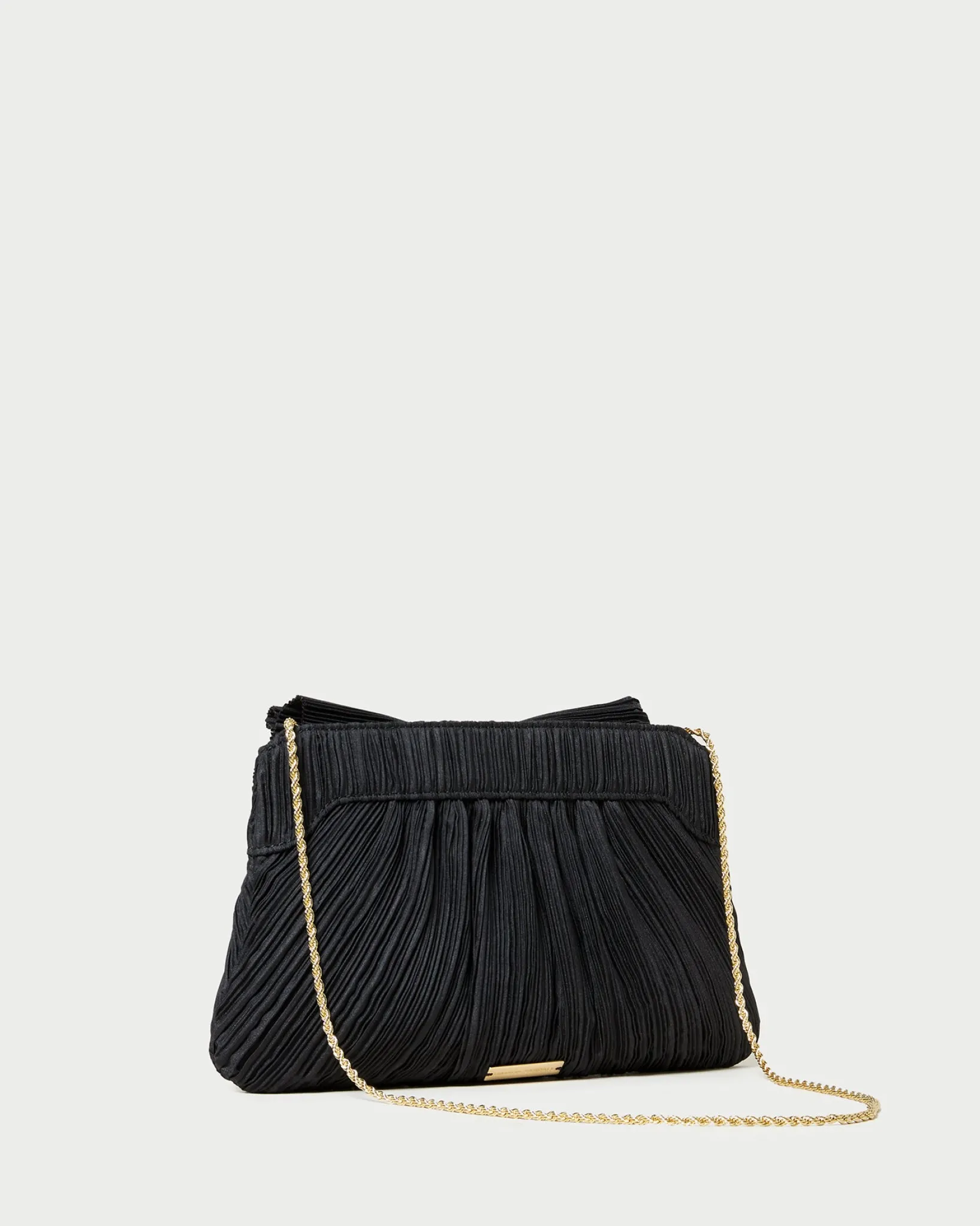 Loeffler Randall Rayne Bow Clutch Pearl