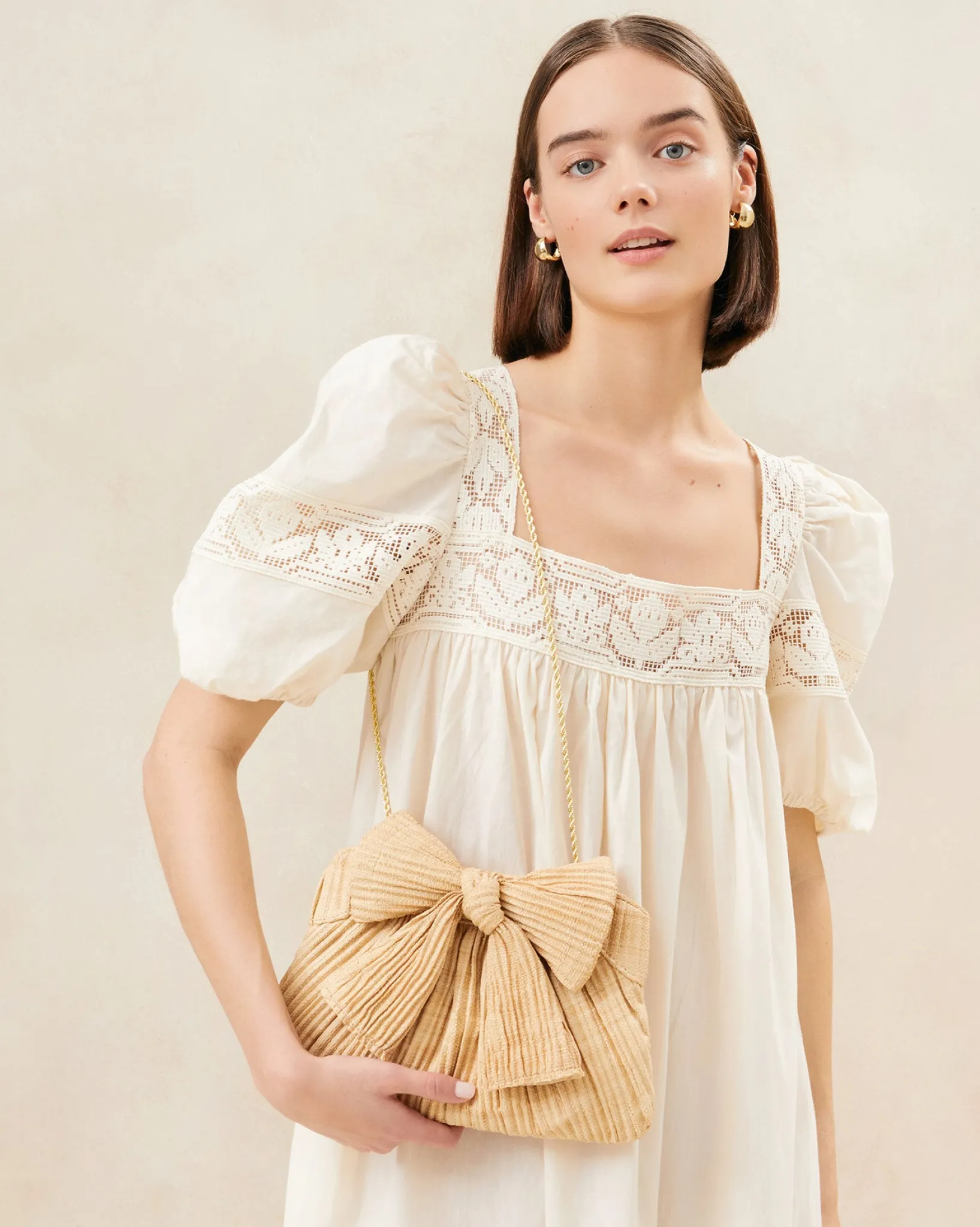 Best Loeffler Randall Rayne Bow Clutch Sage