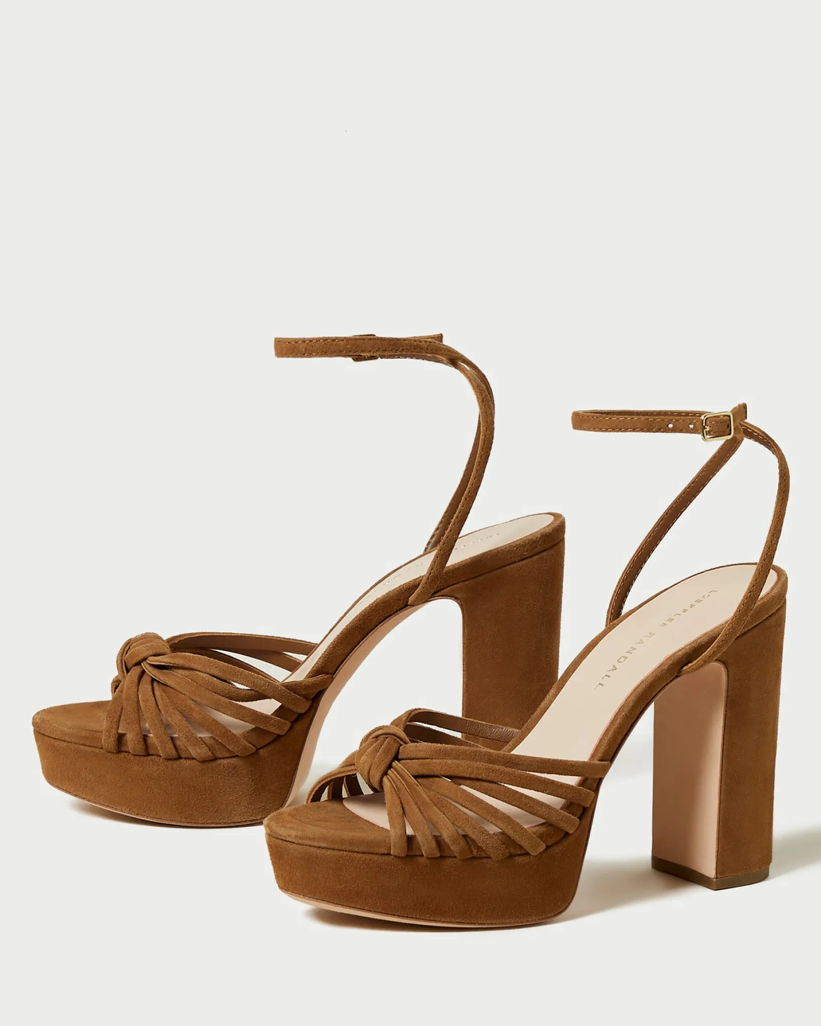Discount Loeffler Randall Rivka Suede Platform Sandal Black