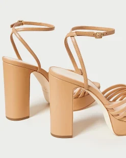 Discount Loeffler Randall Rivka Knot Platform Sandal Cacao