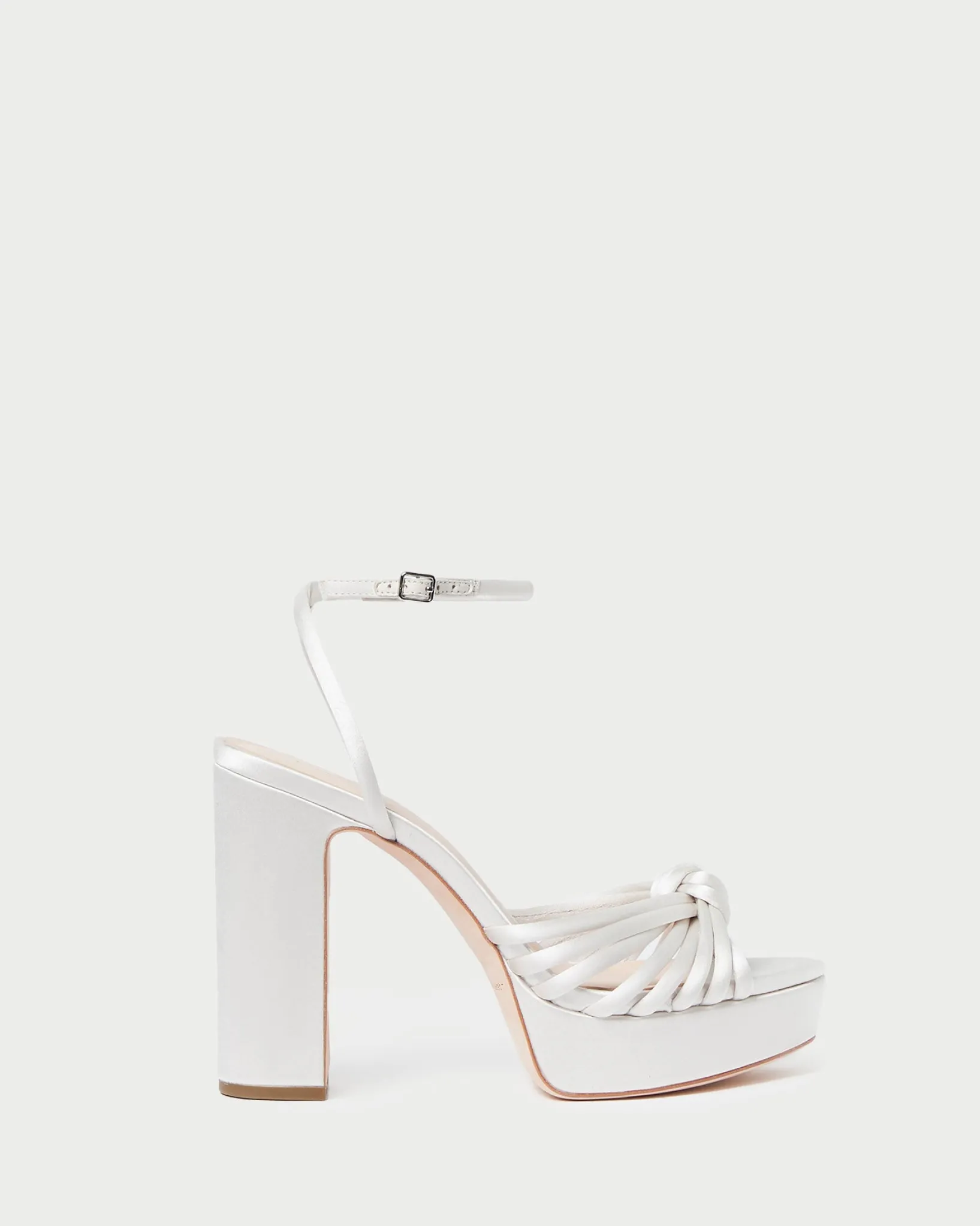 Discount Loeffler Randall Rivka Knot Platform Sandal Cream