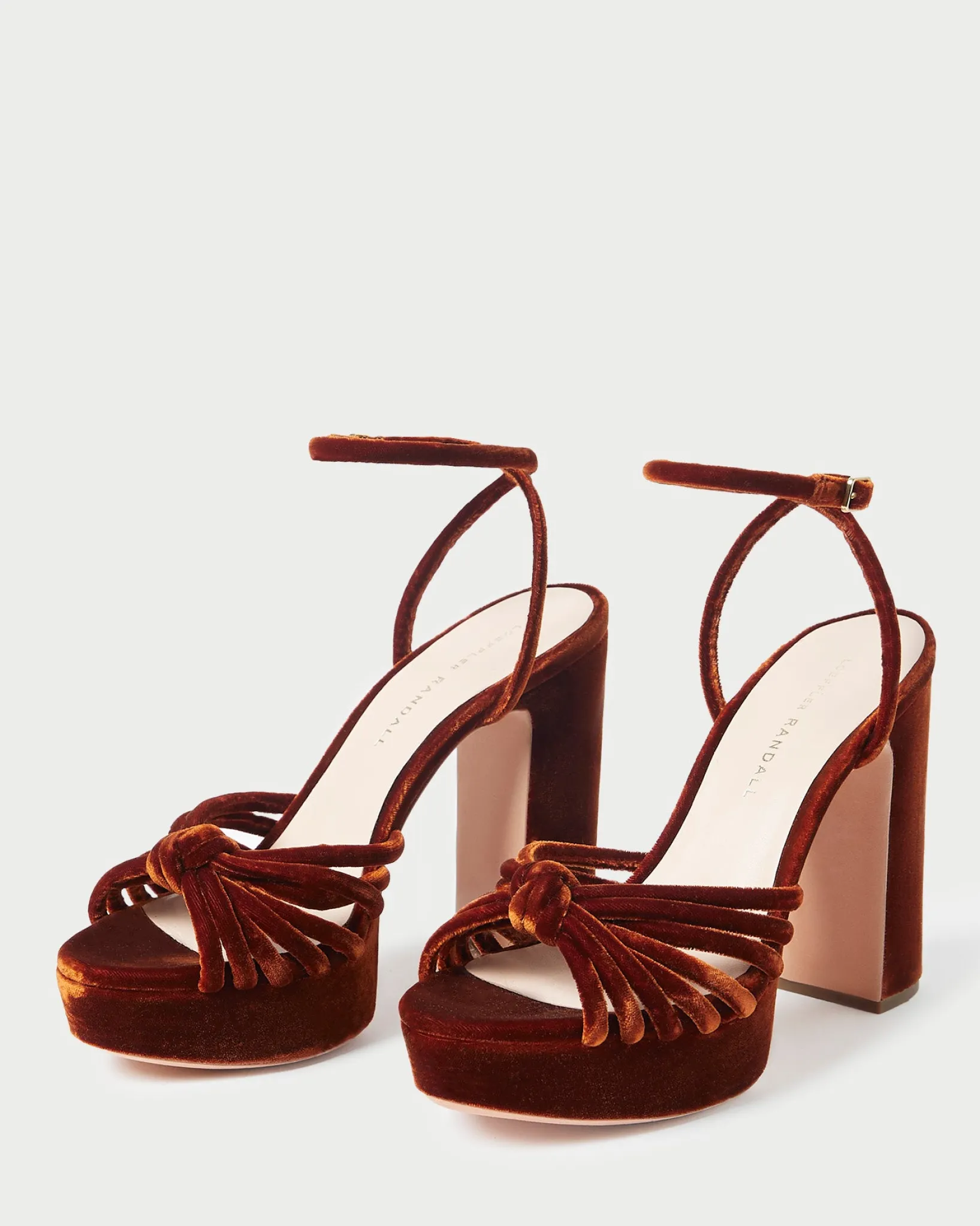 Discount Loeffler Randall Rivka Knot Platform Sandal Cream