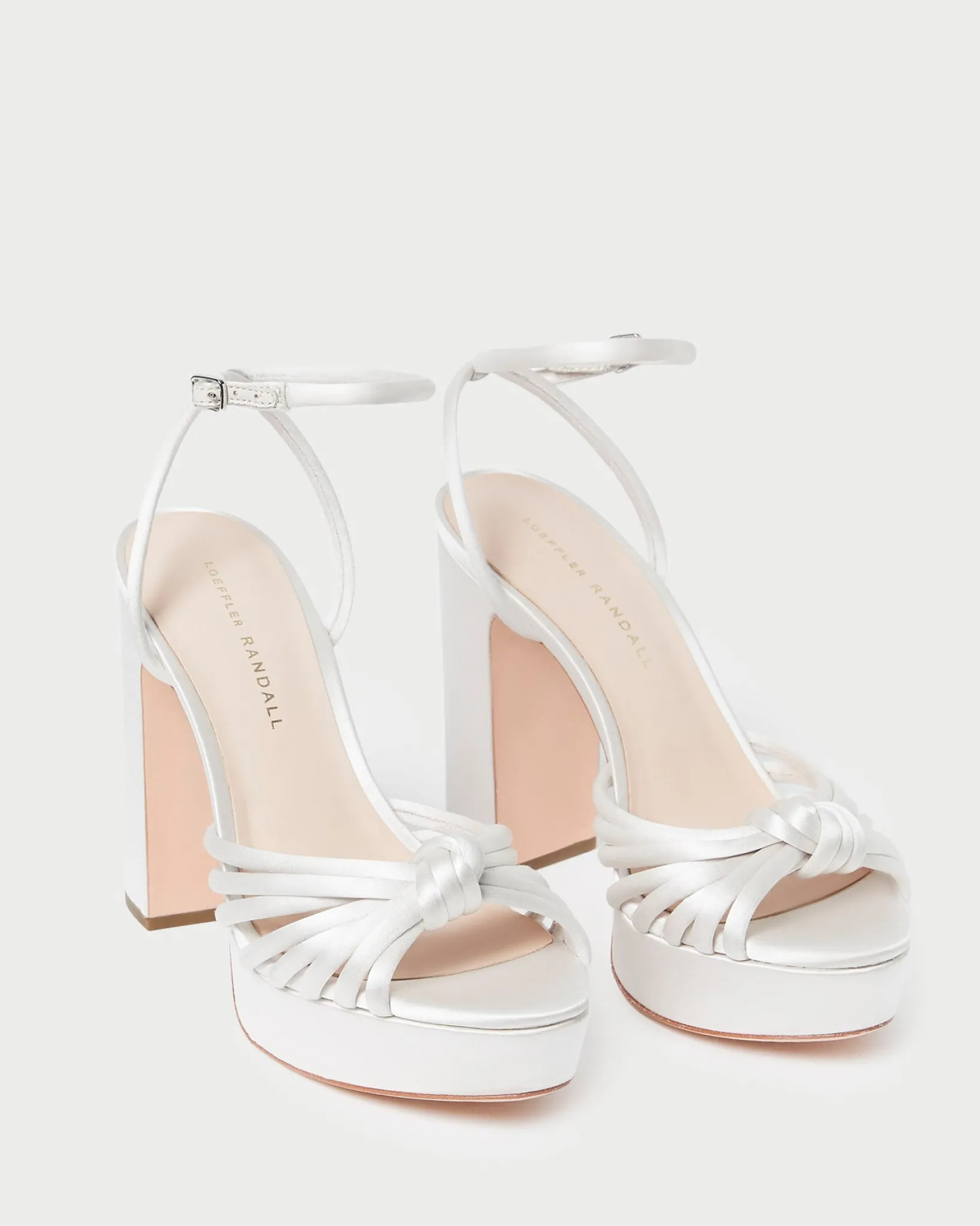 Discount Loeffler Randall Rivka Knot Platform Sandal Cream