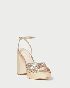 Hot Loeffler Randall Rivka Knot Platform Sandal Dune