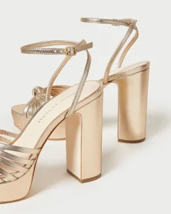 Sale Loeffler Randall Rivka Knot Platform Sandal Sienna