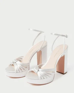 Sale Loeffler Randall Rivka Knot Platform Sandal Sienna