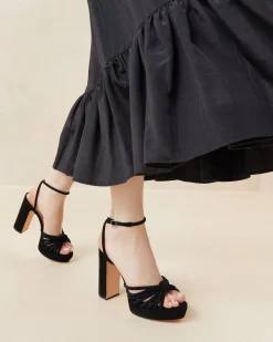 Sale Loeffler Randall Rivka Knot Platform Sandal Sienna