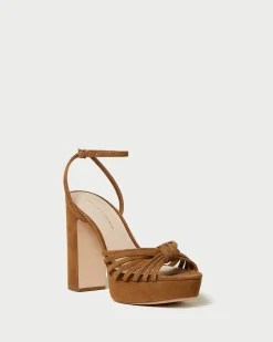 Sale Loeffler Randall Rivka Knot Platform Sandal Sienna