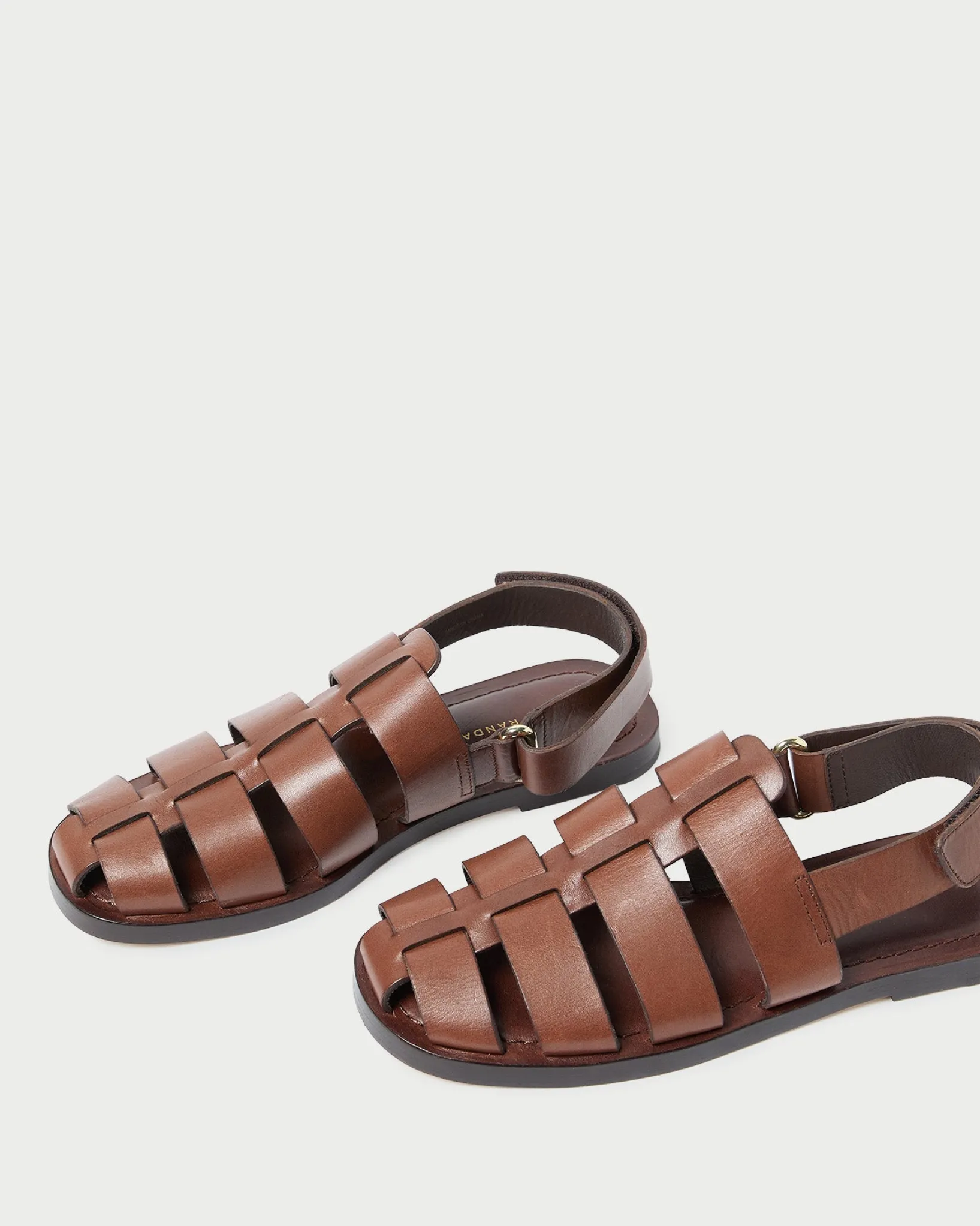 Clearance Loeffler Randall Sawyer Leather Caged Sandal Espresso