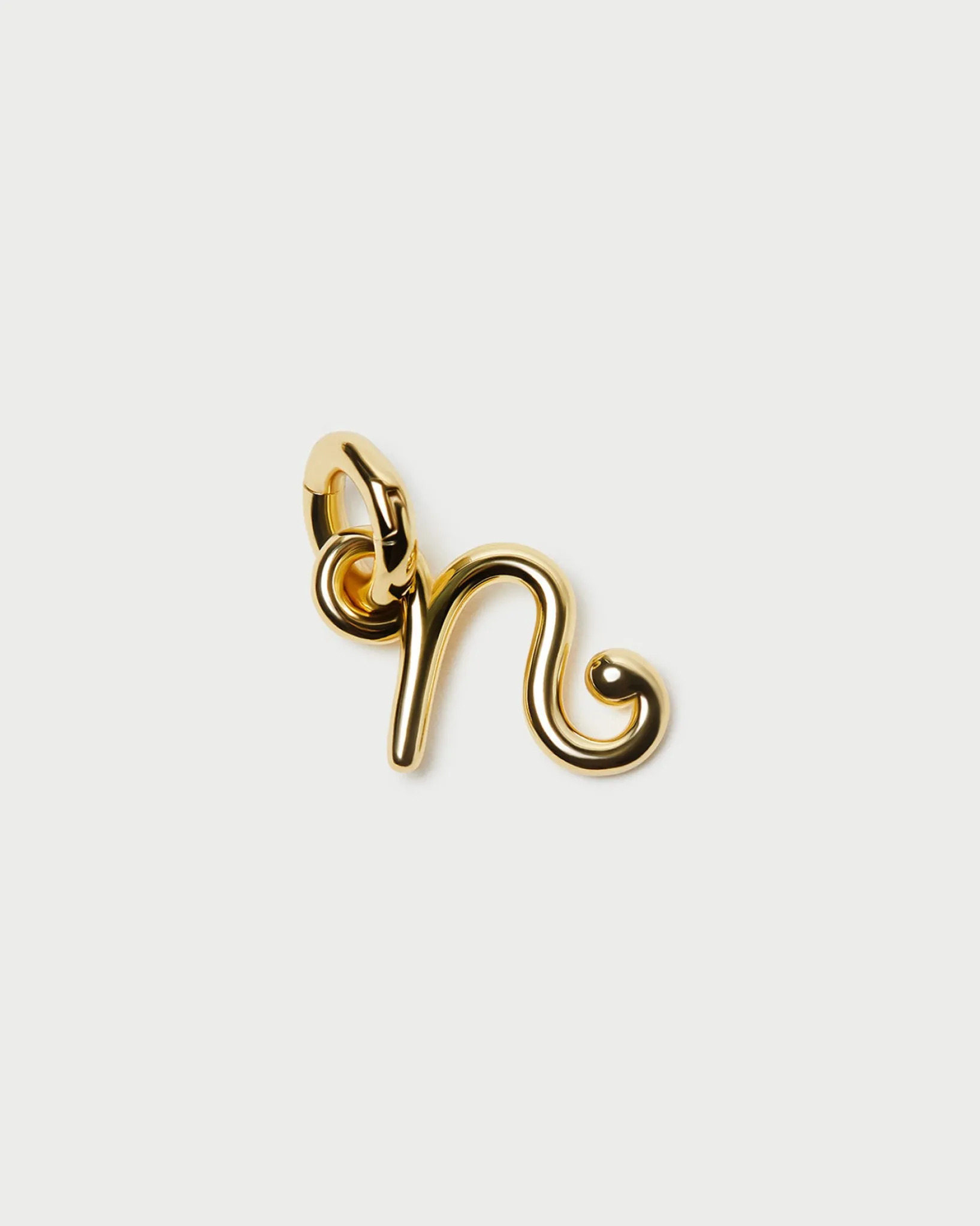 Best Loeffler Randall Small Gold Letter "N" Charm Gold N