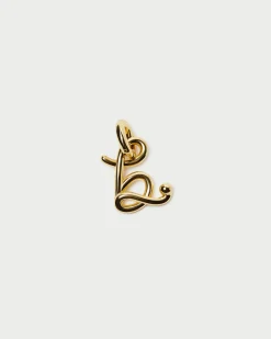Best Loeffler Randall Small Gold Letter "N" Charm Gold N