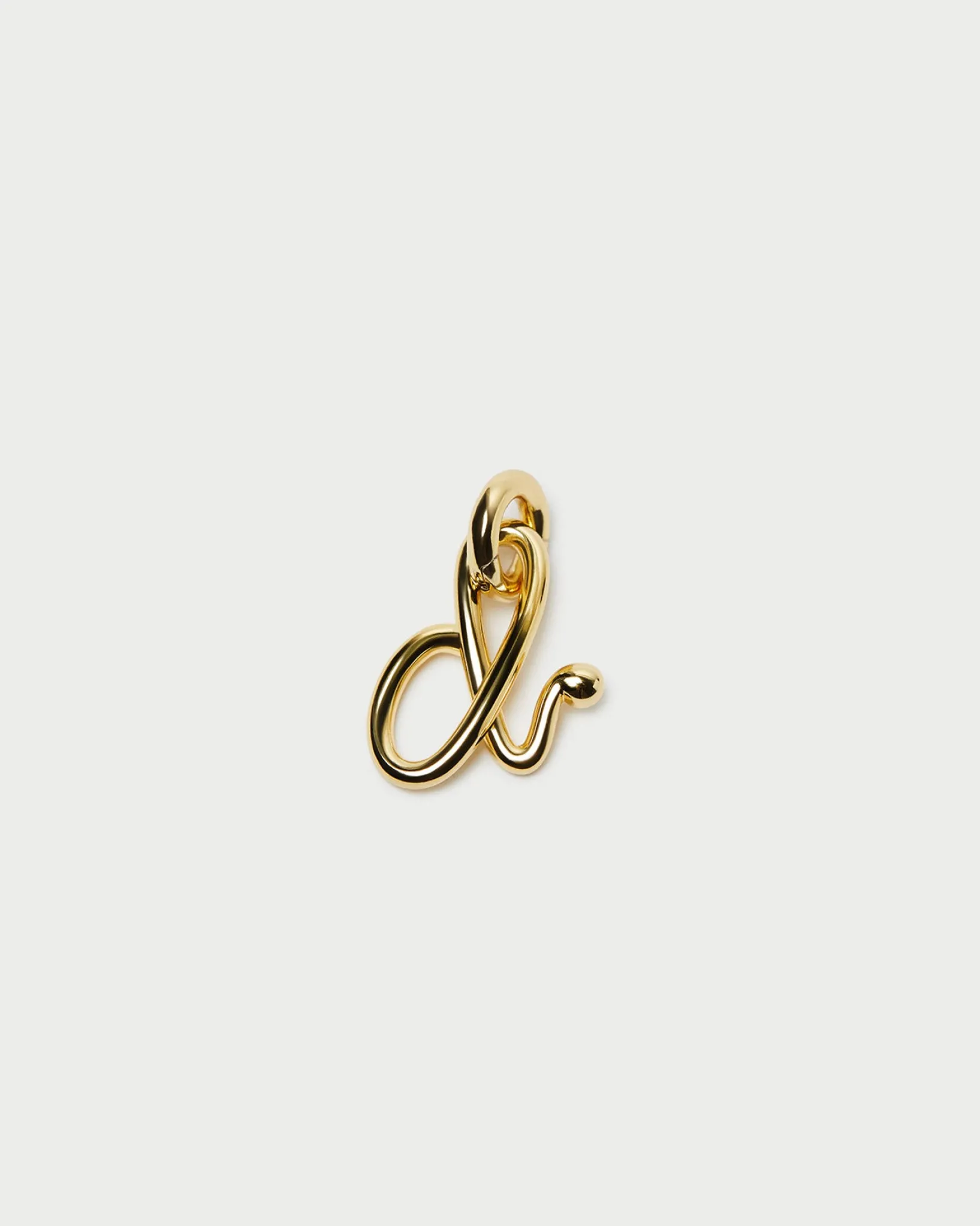 Best Loeffler Randall Small Gold Letter "N" Charm Gold N