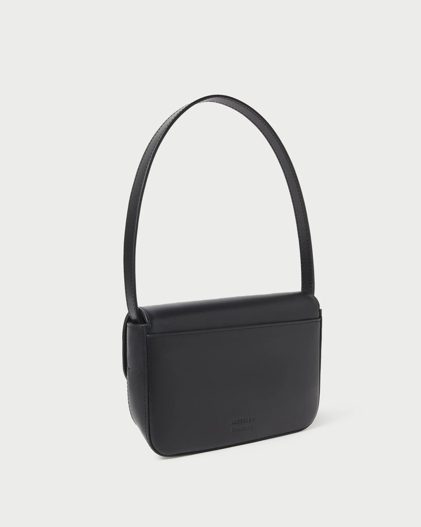 Sale Loeffler Randall Stefania Cacao Studded Baguette Bag Cacao/Silver